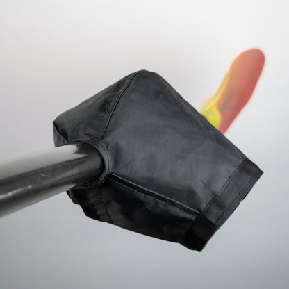 Phantom pogies attached to paddle.