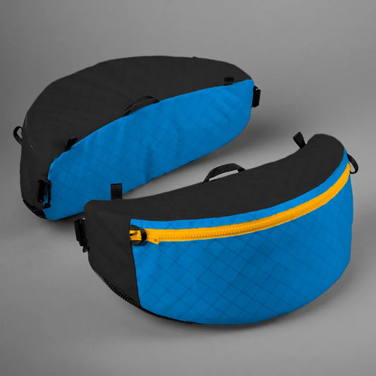 Packraft Seat Bag - Alpacka Custom Blue Yellow